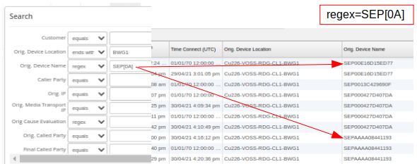 VAA-rpt-table-chart-search-regex-example