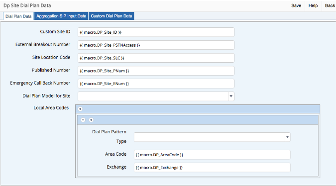 Site-Dial-Plan-Data-Single-Instance