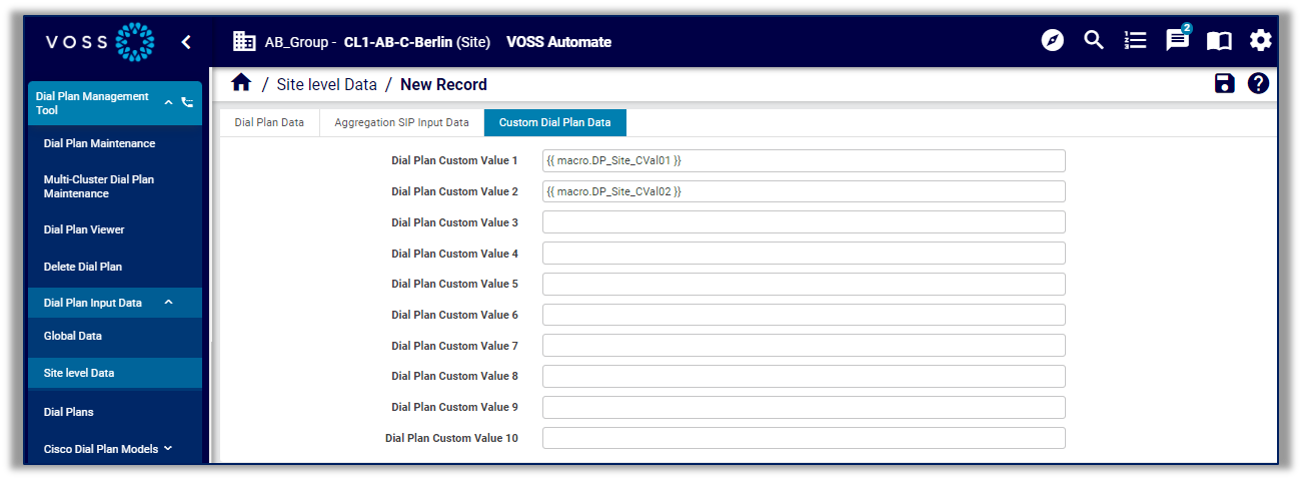 Site-Custom-Dial-Plan-Data-Tab